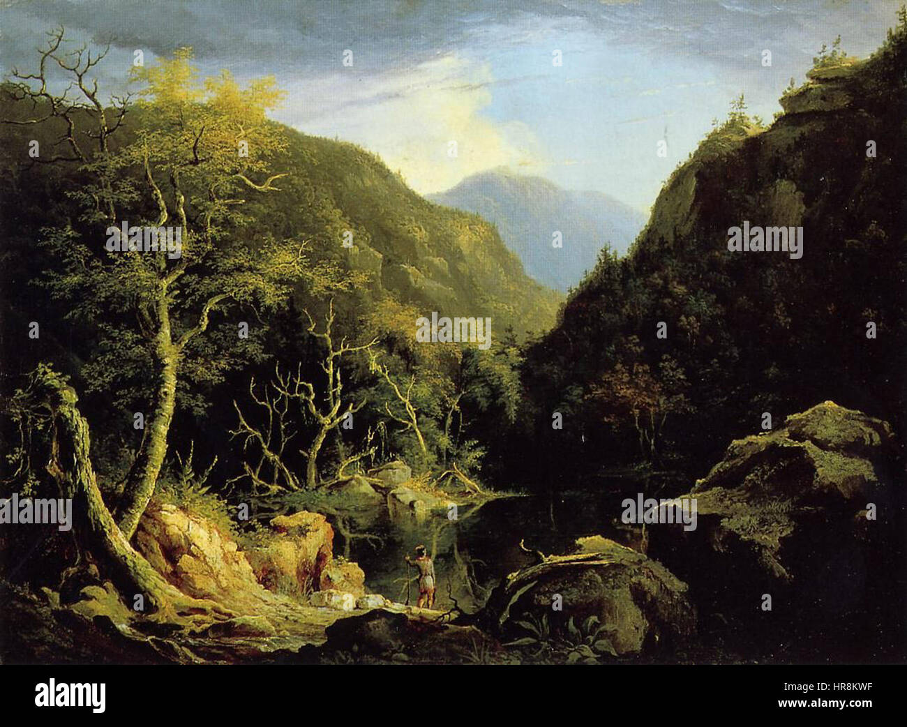 Thomas Cole l'automne dans les Catskills Banque D'Images Thomas Cole l'automne dans les Catskills Banque D'Images