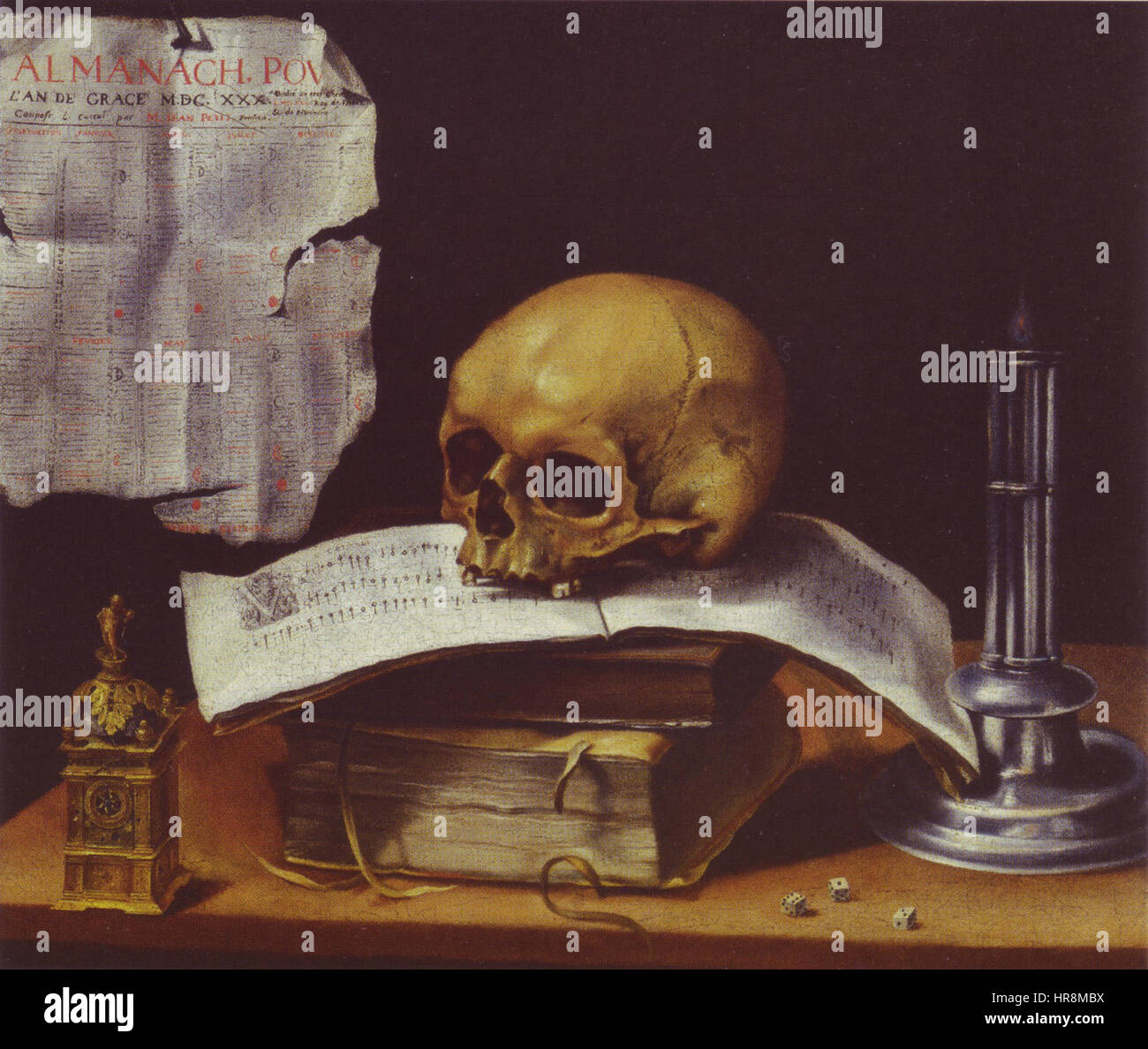 Vanitas Stillleben Banque D'Images