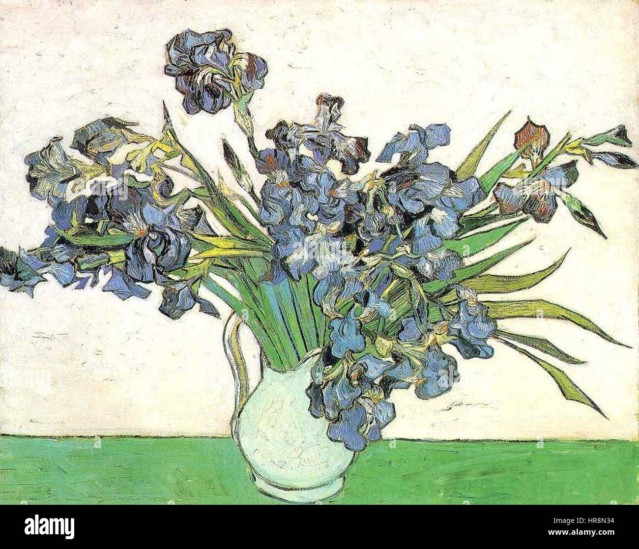 Vincent van Gogh - Still Life - Vase avec iris Photo Stock - Alamy