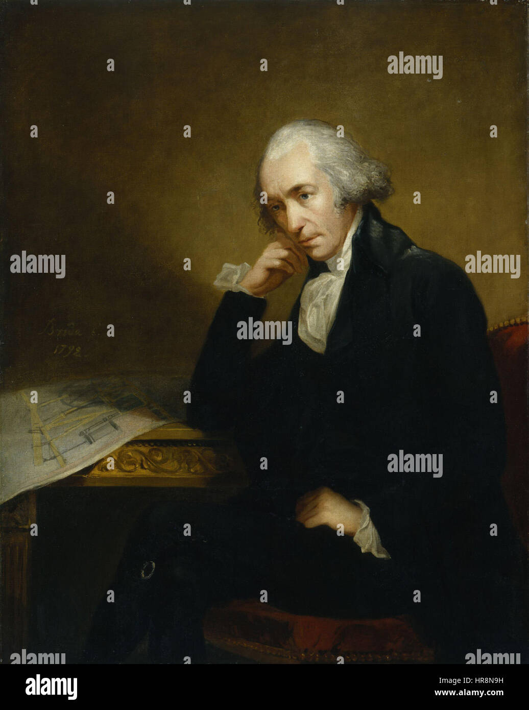James Watt von Breda Banque D'Images