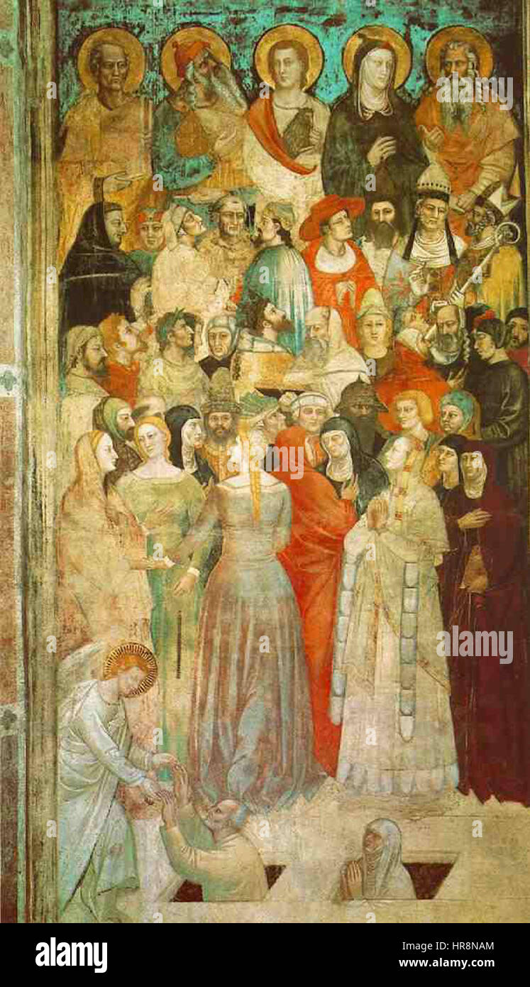 Wga Nardo di Cione Jugement dernier 2 Banque D'Images