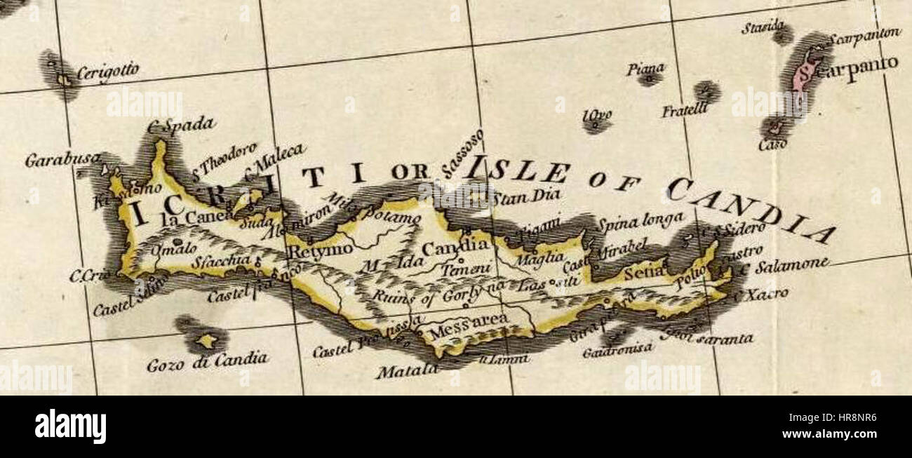 William Faden. Méditerranée composite. 1785.IC Banque D'Images