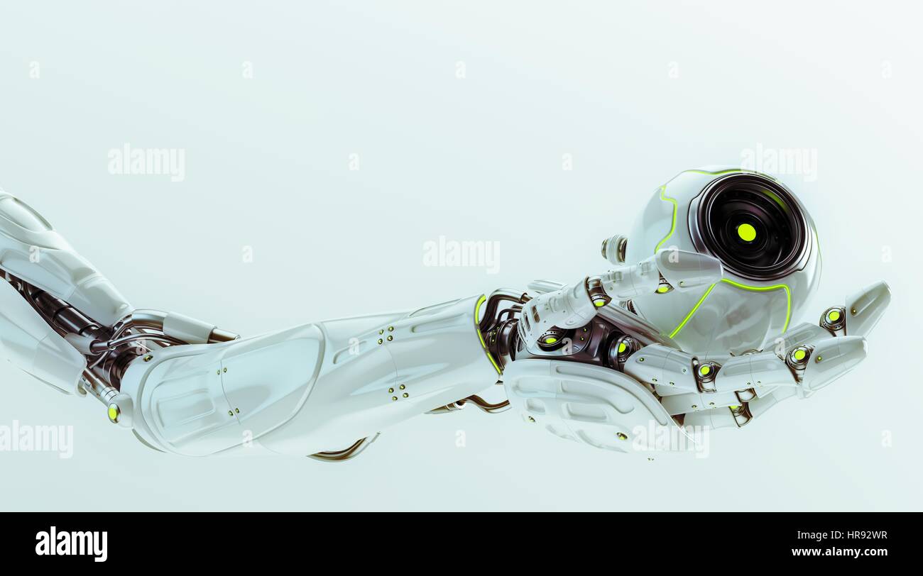 Strong stylish futuristic robot arm Banque de photographies et d'images à  haute résolution - Alamy