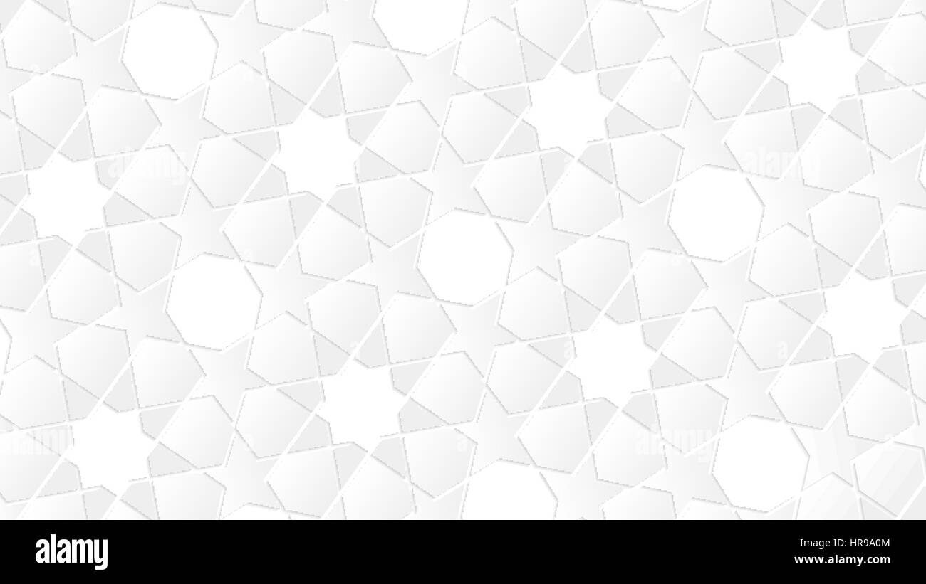 Texture blanc comme arrière-plan. Illustration Vecteur de résumé motif géométrique fond d'islamique pour votre conception Illustration de Vecteur