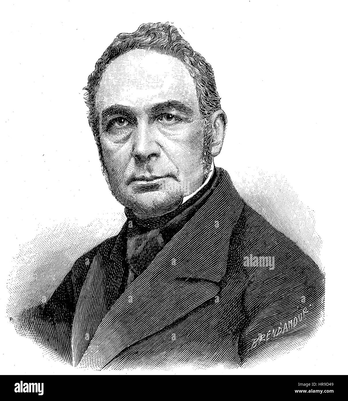 Martin Sigismund Eduard von Simson, 1810 - 1899, était un juriste et homme politique libéral distingué du royaume de Prusse et l'Empire allemand, qui a été président du Parlement de Francfort ainsi que le premier président du parlement allemand et de la cour impériale, la situation de l'époque de la guerre franco-allemande ou la guerre franco-allemande, Deutsch-Franzoesischer Krieg, 1870-1871, reproduction d'une gravure originale de l'année 1885, l'amélioration numérique Banque D'Images