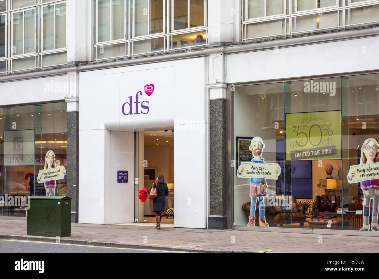 DFS shop store, Tottenham Court Road, Londres, UK Banque D'Images