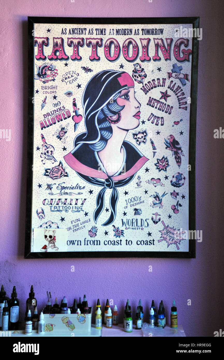 Tatouage poisson Koi Banque D'Images