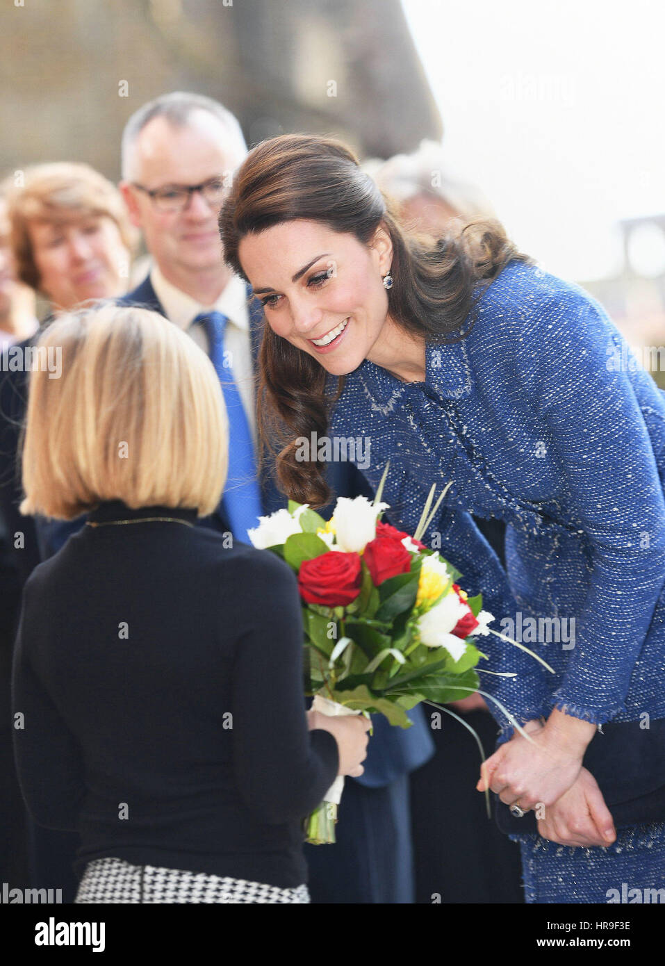 La duchesse de Cambridge arrive à la Ronald McDonald House Evelina Londres pour ouvrir leur "maison loin de la maison d'hébergement pour les familles des enfants traités à Londres Evelina Children's Hospital. Banque D'Images