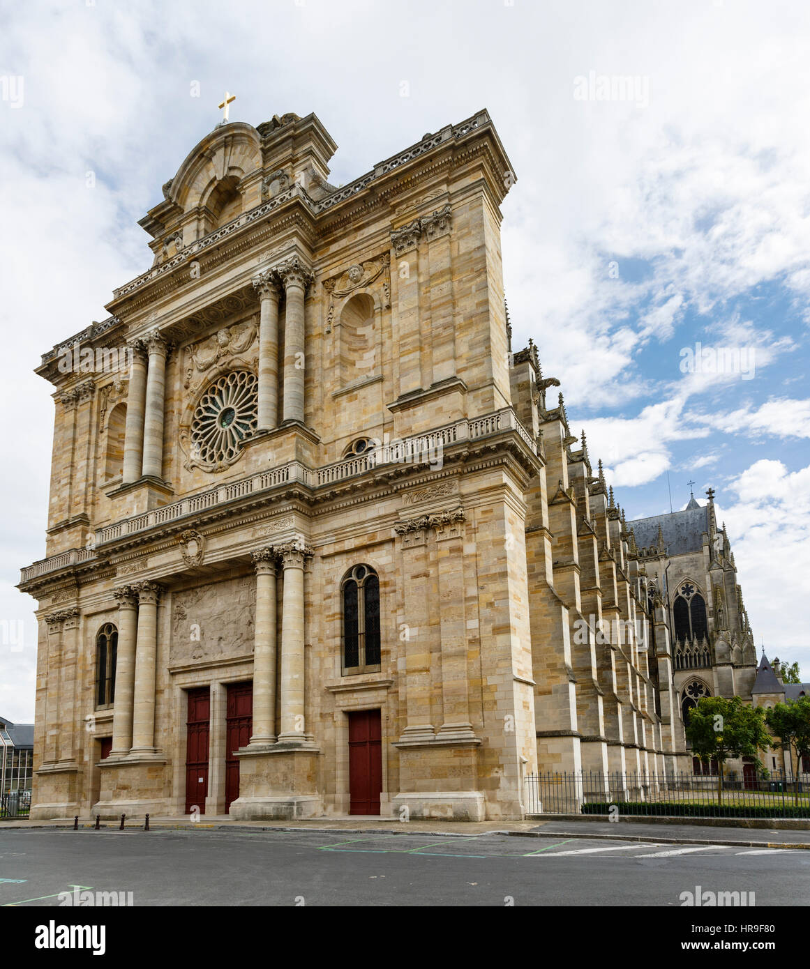 Cathédrale Saint Etienne, Châlons-en-Champagne, Marne, Champagne-Ardenne, France Banque D'Images