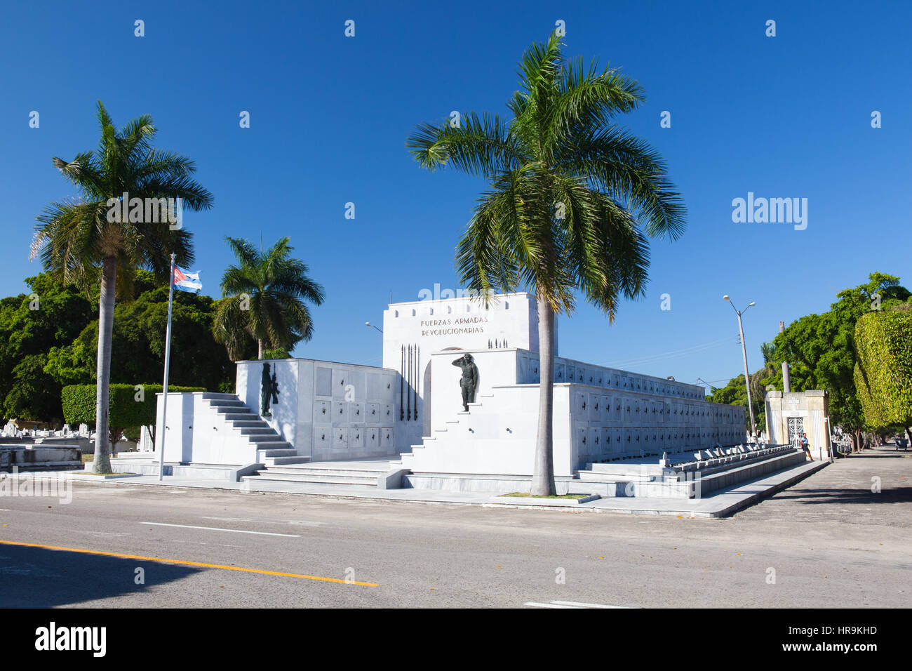La Havane, Cuba - Janvier 21,2017 : Nécropole Cristobal Colon.Le principal cimetière de La Havane. Le cimetière Colon a été fondée en 1876 dans le Vedado neighbou Banque D'Images
