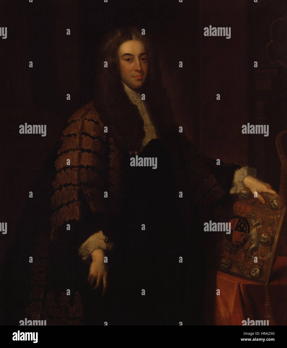 Charles Talbot, 1er baron Talbot de Hensol par John Vanderbank Banque D'Images