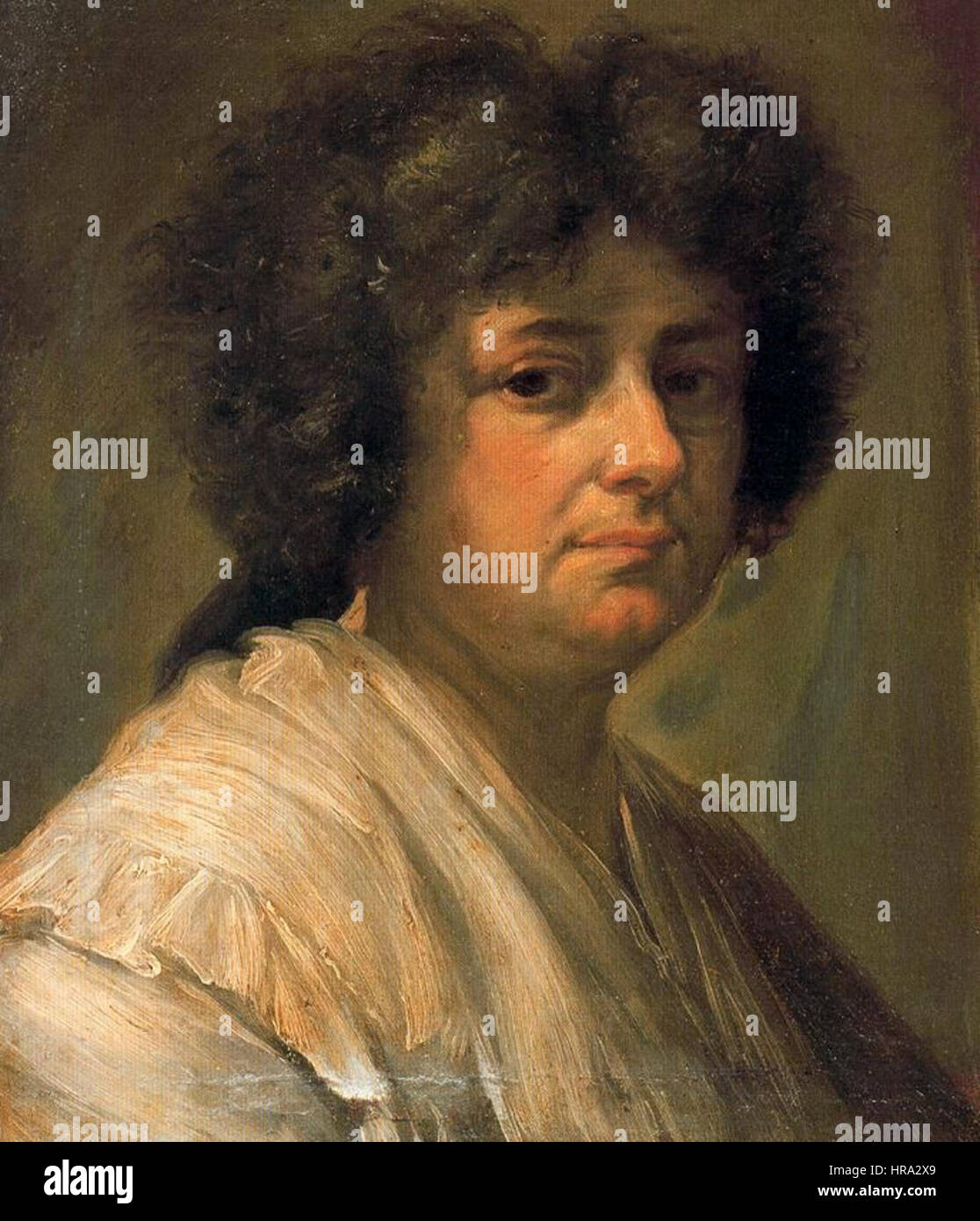 Retrato de Sebastiana Merclein Banque D'Images