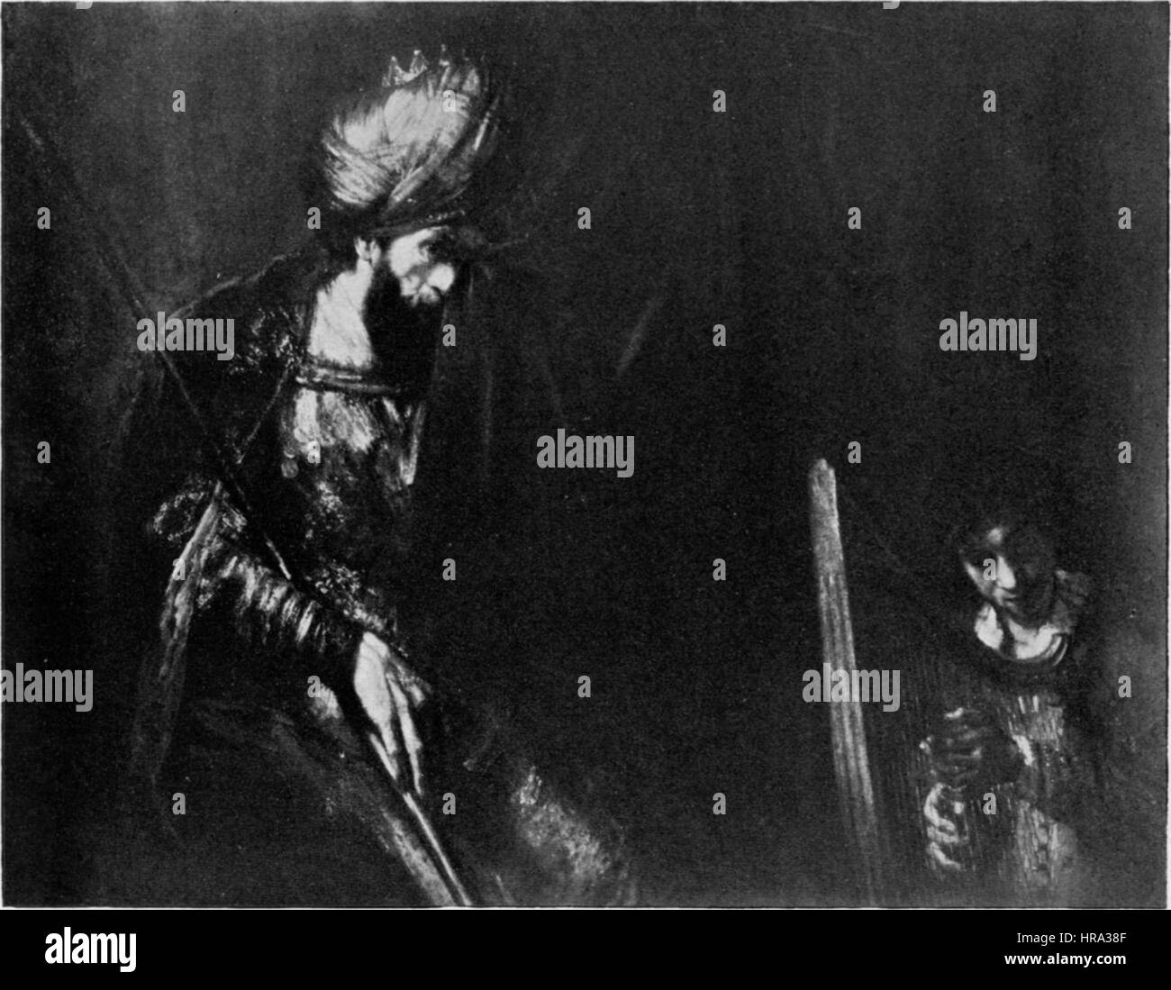 Beyeren. van Rijn 030 noir et blanc Banque D'Images