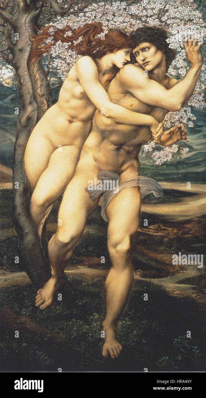 Sir Edward Burne Jones - l'arbre du pardon Banque D'Images