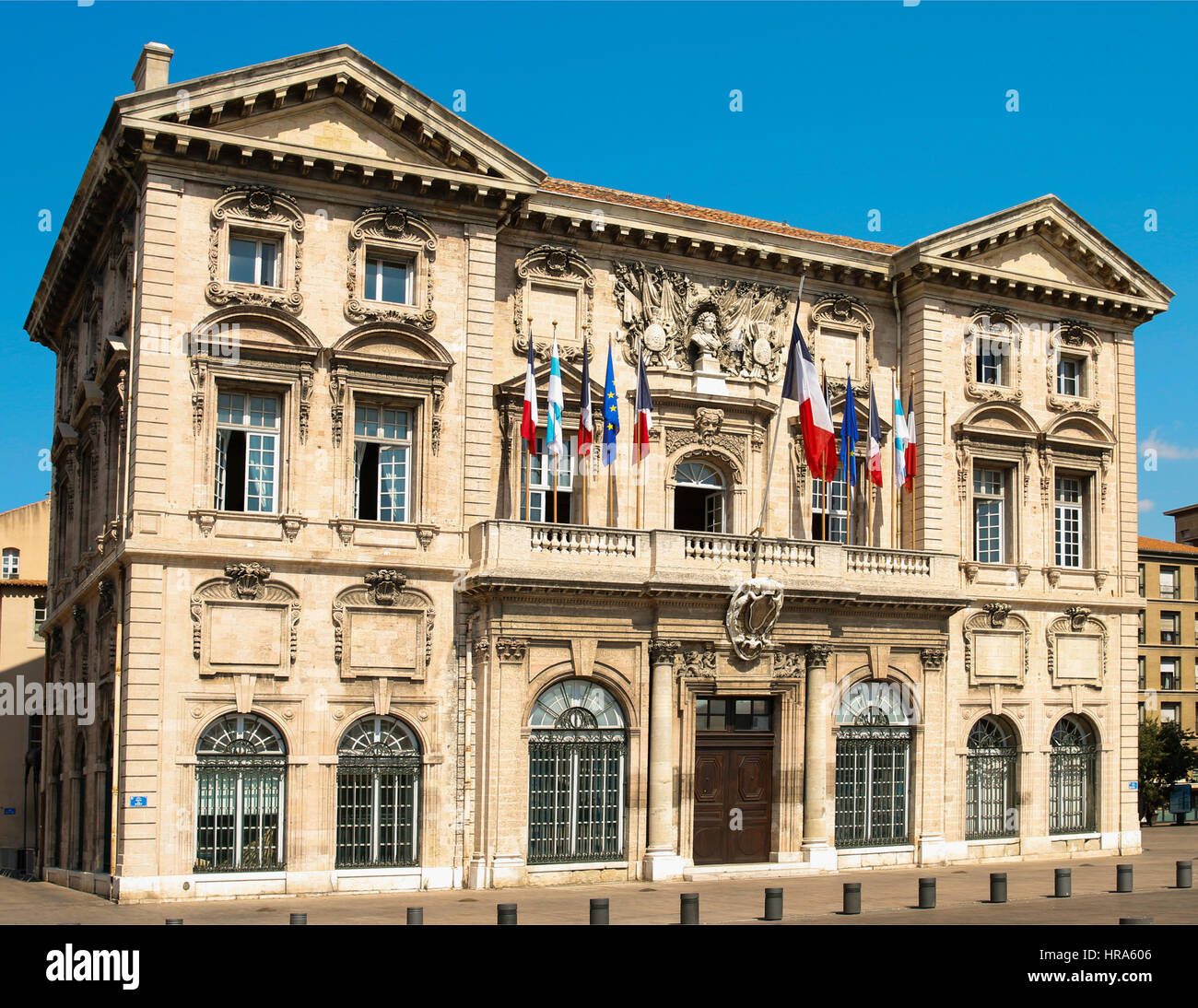 Édifice municipal, Marseille Banque D'Images