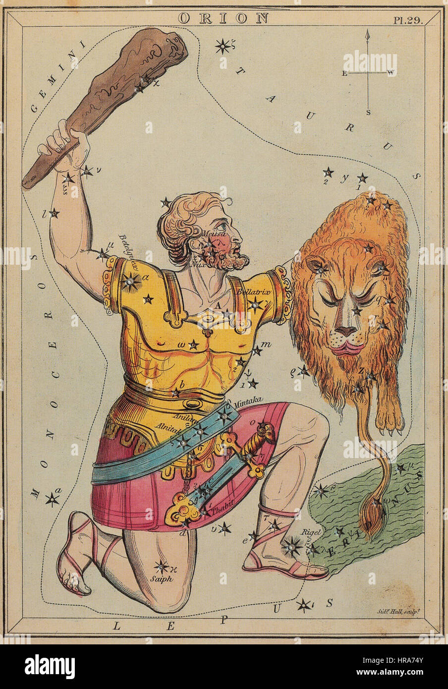 Sidney Hall - Urania's Mirror - Orion (meilleure version actuellement disponible - 2014) - original Banque D'Images