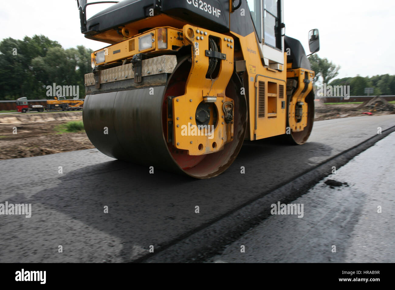 La construction de routes Banque D'Images