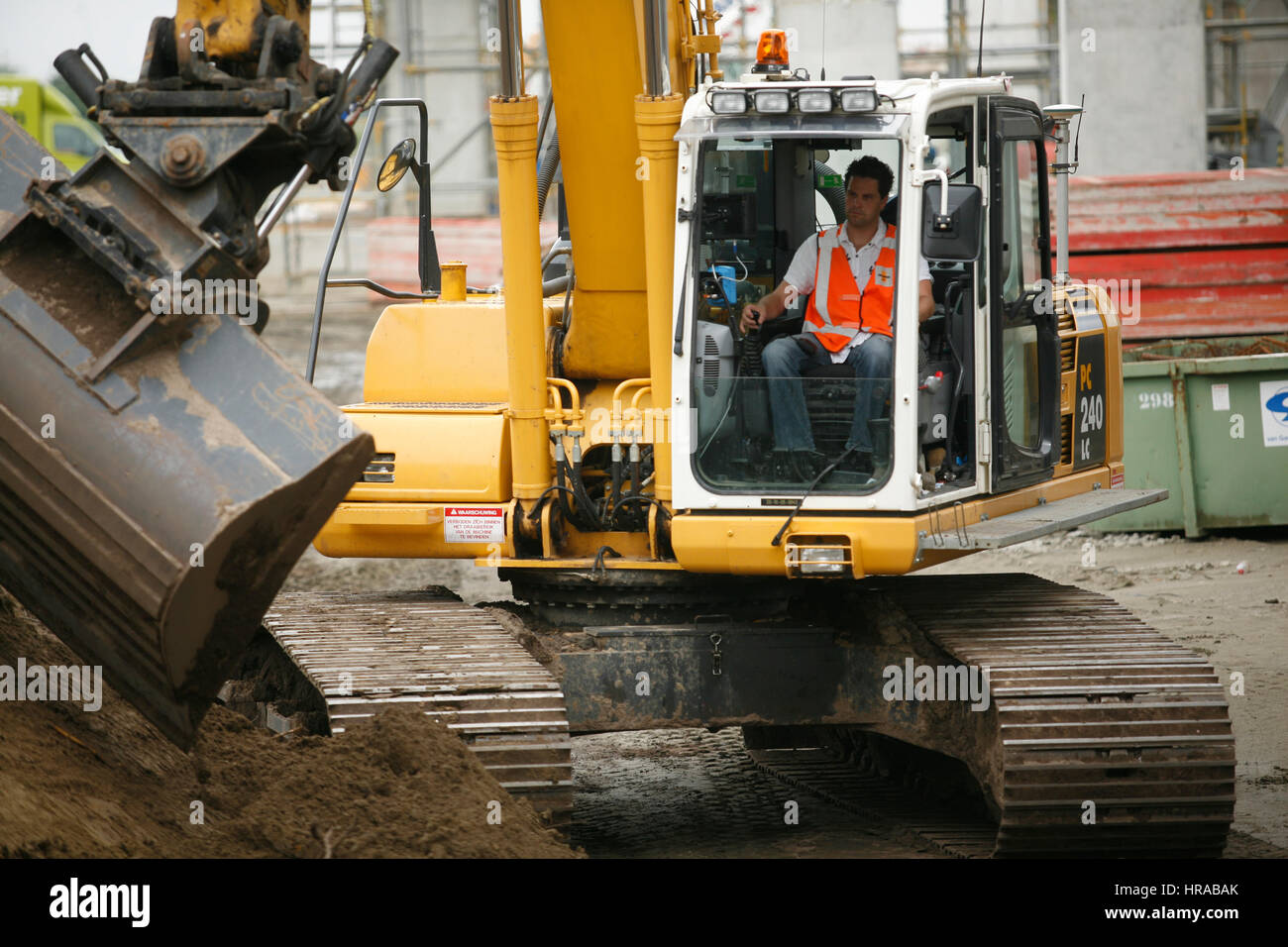 La construction de routes Banque D'Images