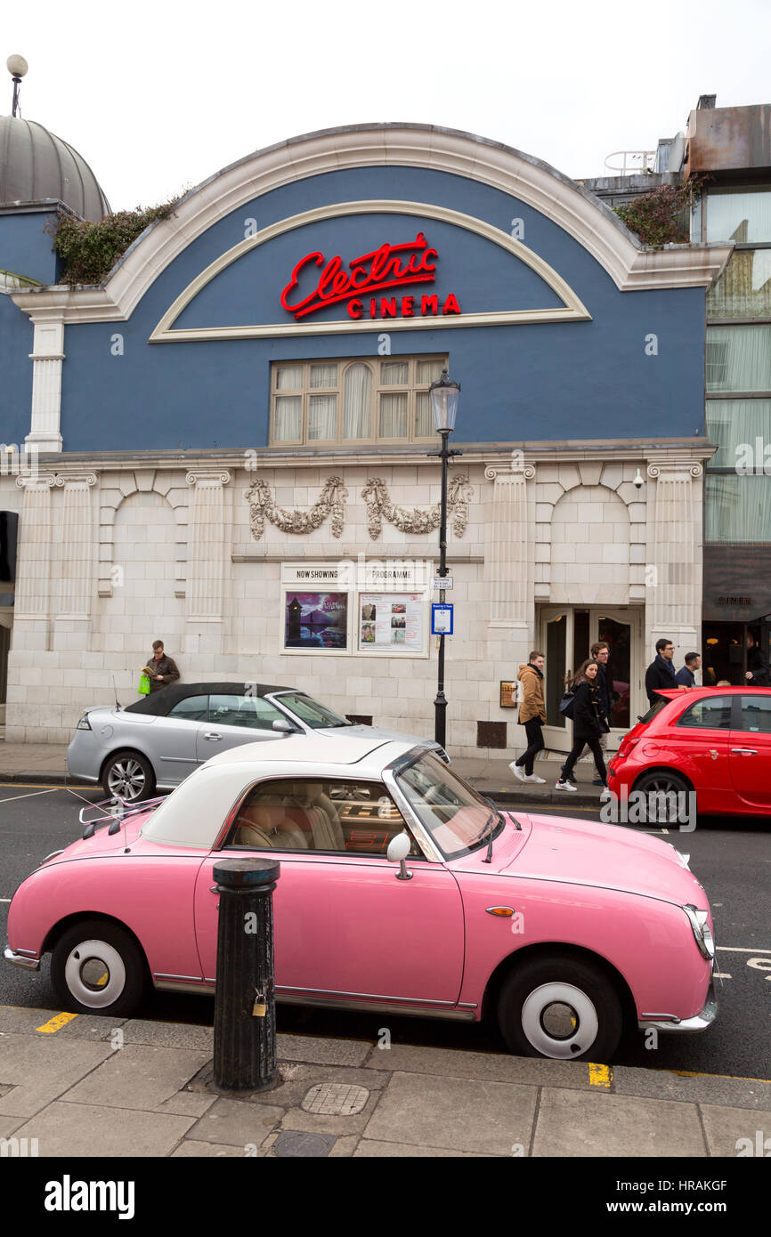 L'Electric Cinema, extérieur, Portobello Road, Notting Hill, London England UK Banque D'Images