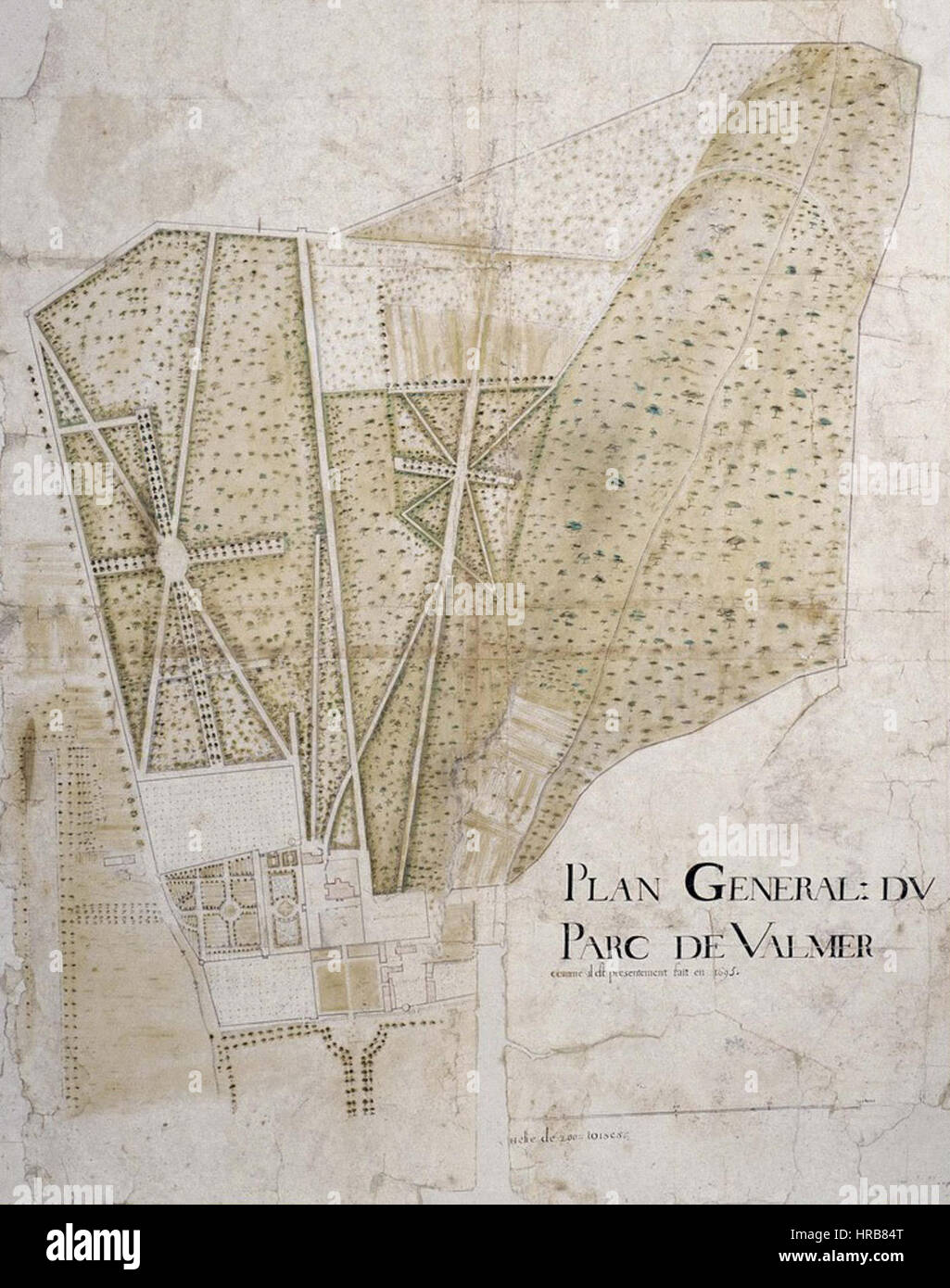 Schloss Plan Valmer Banque D'Images