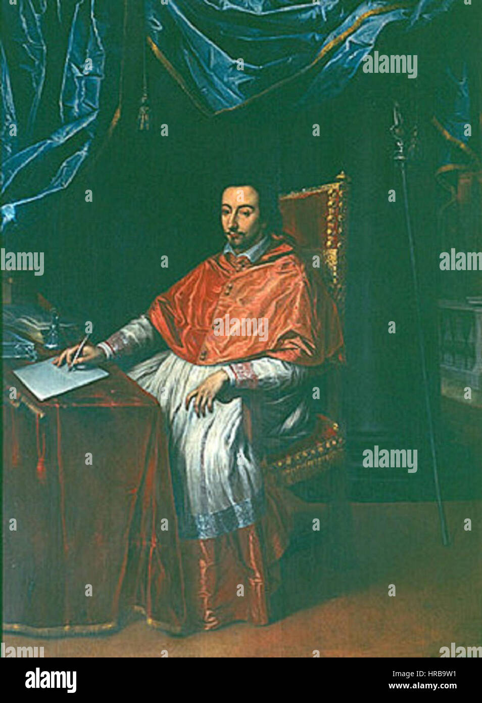 Ritratto del Cardinale Carlo Borromeo Banque D'Images