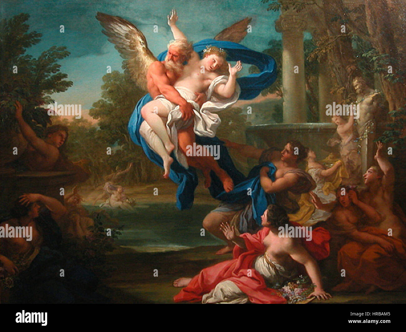 Sebastiano Conca - Borée enlevant Oreithyia Banque D'Images