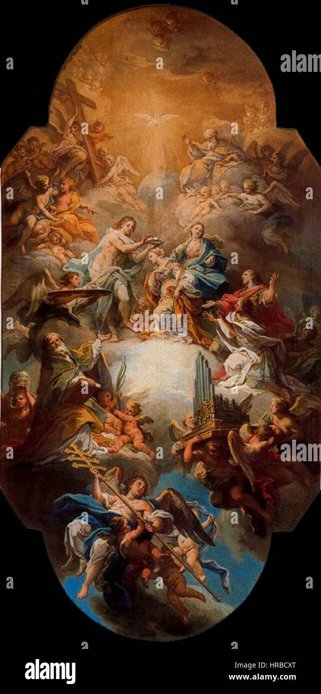 S Conca Gloria de Santa Cecilia Palazzo Pitti Banque D'Images