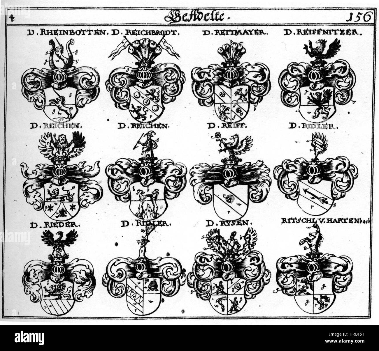 156 - 1703 Siebmacher - Beadelte Banque D'Images