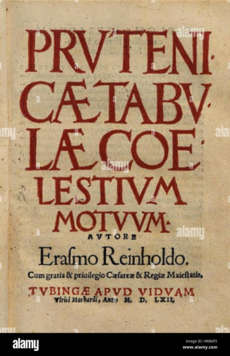 Tables pruténiques Banque D'Images