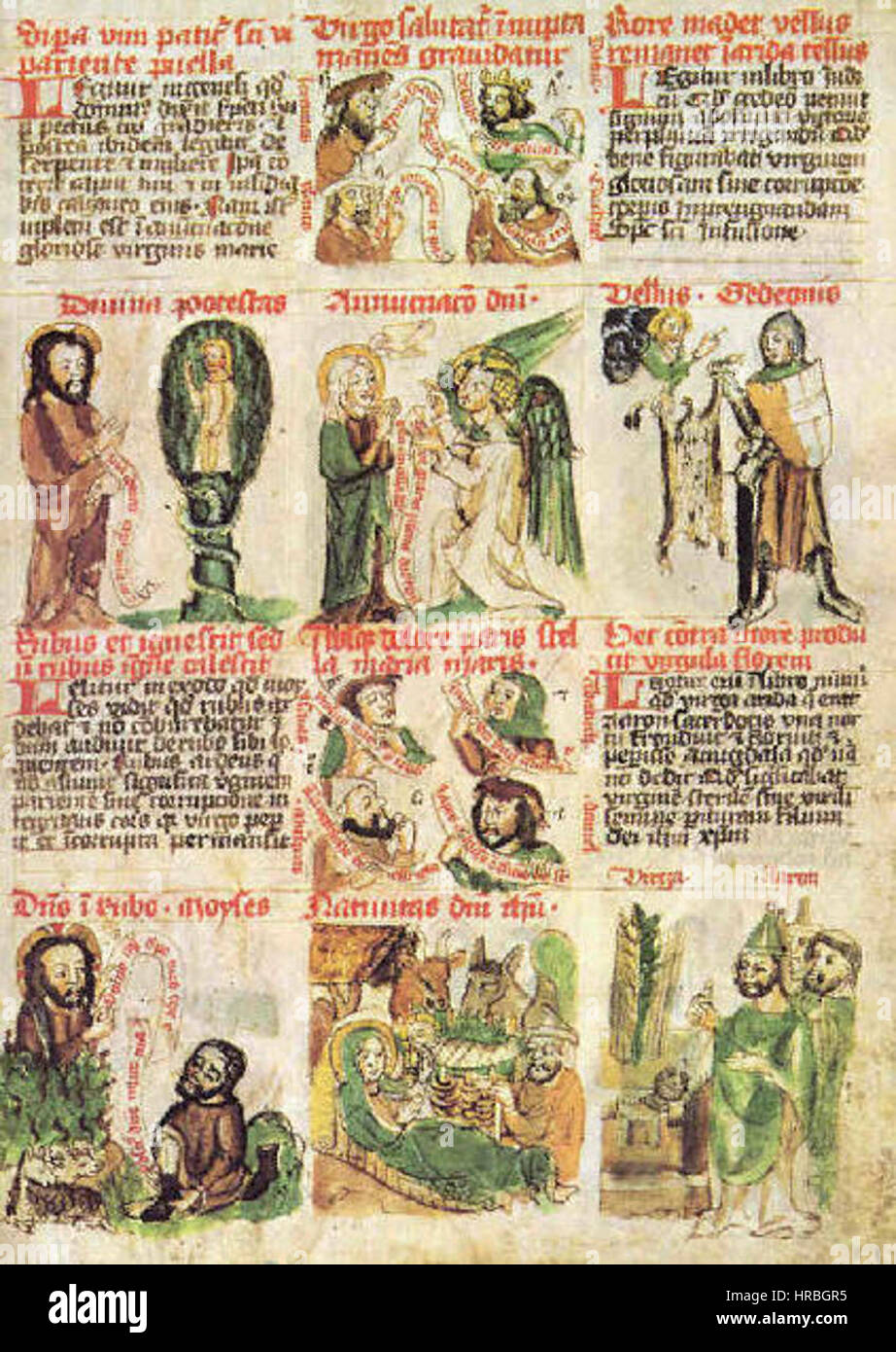 Salzburg-Armenbibel-0002 Banque D'Images