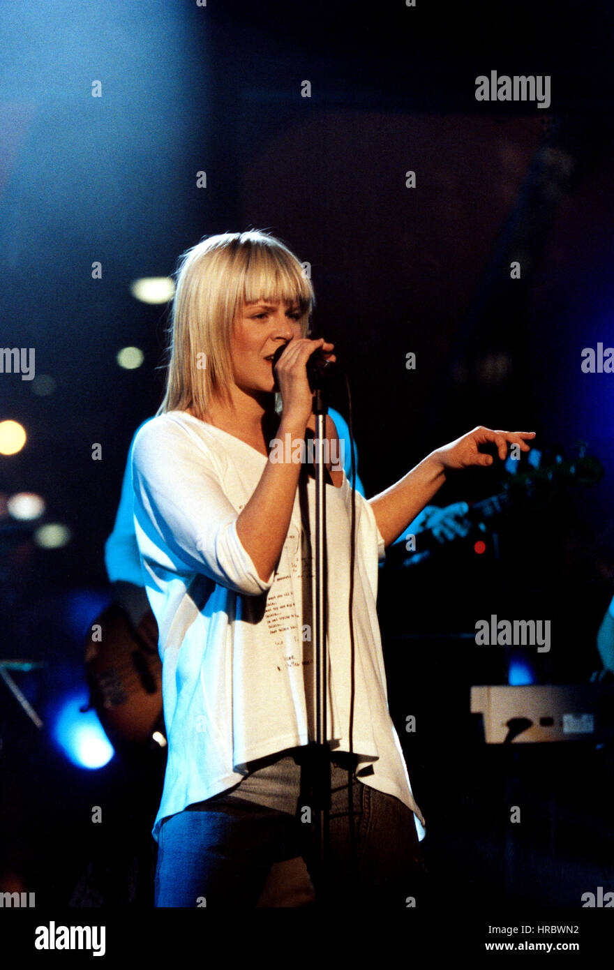 La chanteuse suédoise ROBYN CARLSSON et compositeur sous le nom de Robyn.Son premier album Robyn is here a engendré deux Billboard Hot 100 top 10 hit singels. Banque D'Images