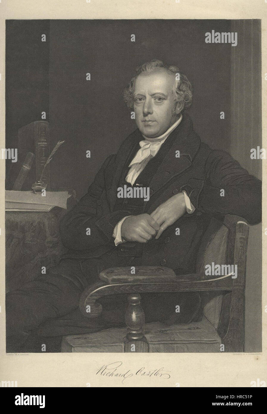 Richard Oastler, par James Posselwhite après Benjamin Garside Banque D'Images