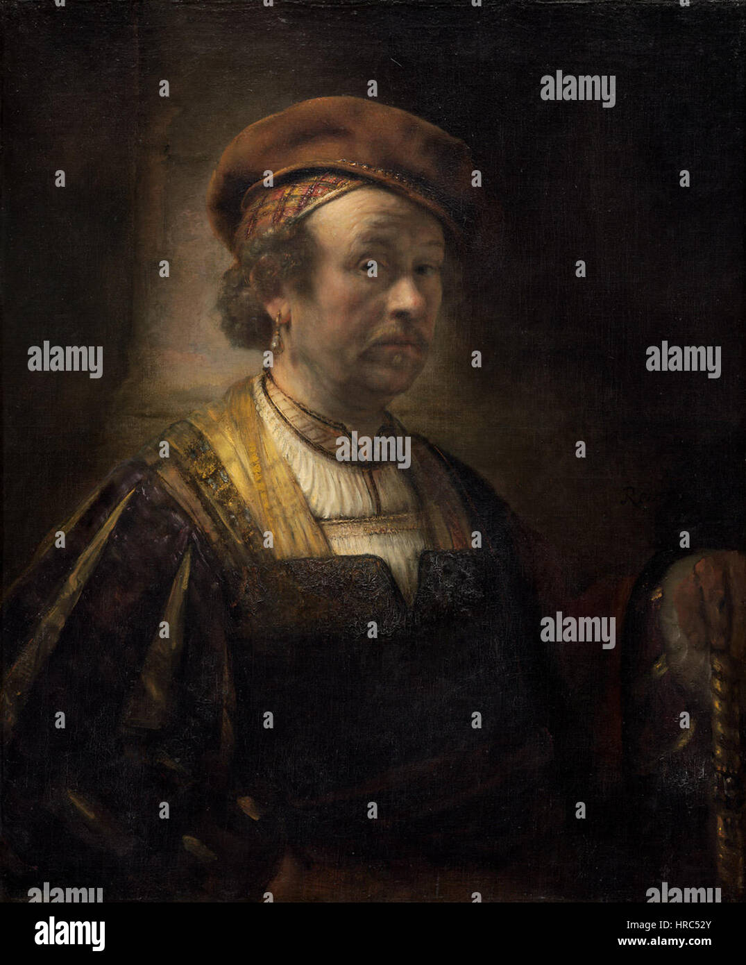 Rembrandt self portrait Banque de photographies et d’images à haute ...