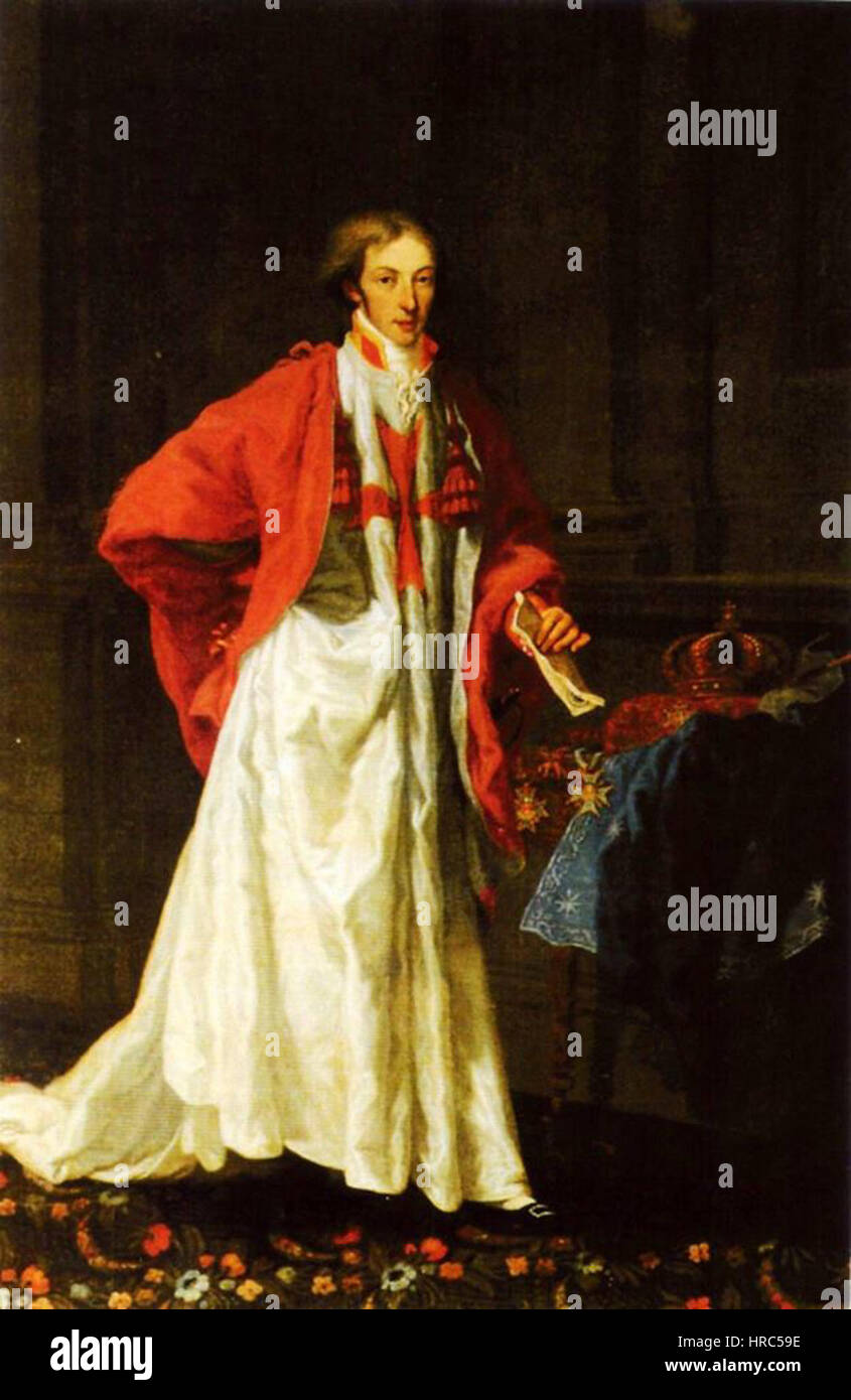 Ritratto di Ferdinando III di Toscana Banque D'Images