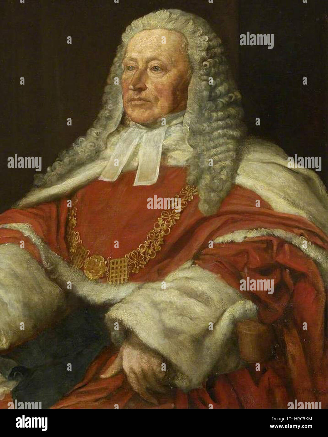 Sir Alexander Cockburn LCJ par GF Watts Banque D'Images