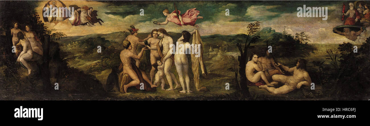 Raffaello Sanzio - le jugement de paris Banque D'Images