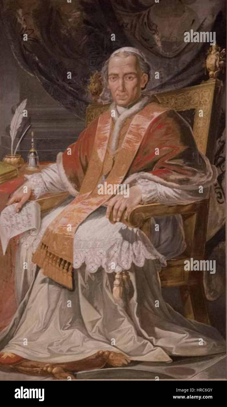 Ritratto di Papa Leone XII Banque D'Images