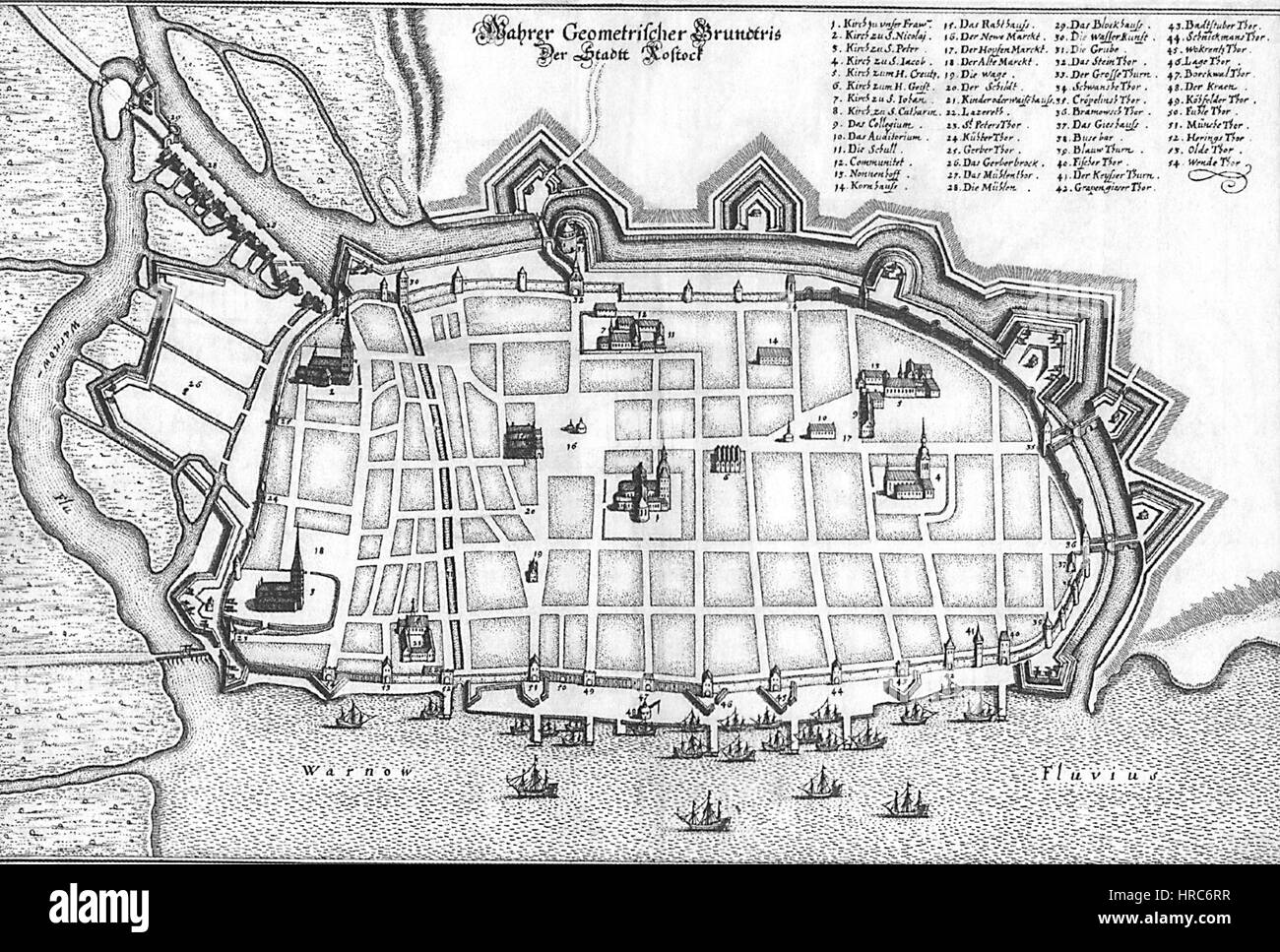 Rostock Merian Banque D'Images