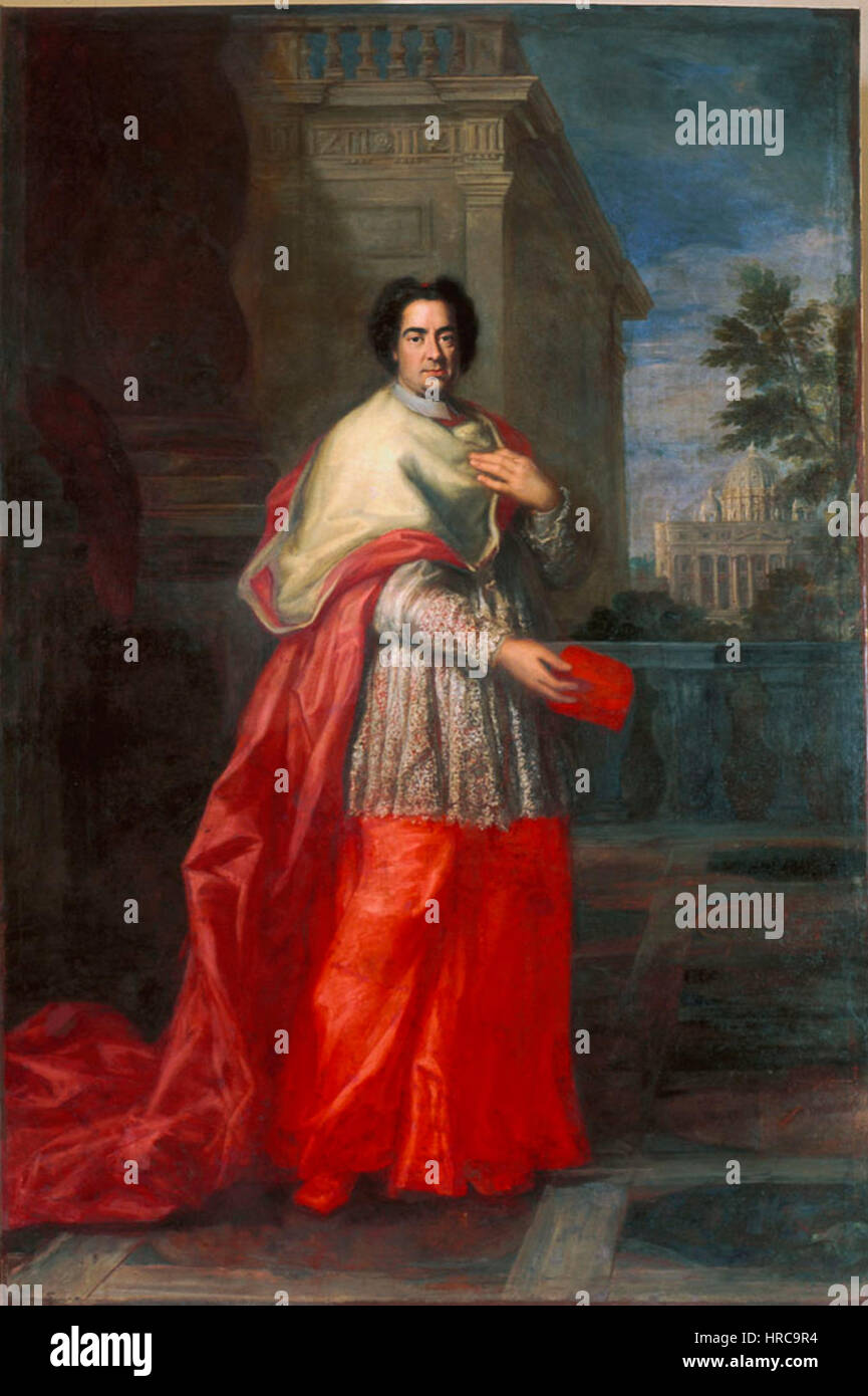 Ritratto del Cardinale Francesco Acquaviva d'Aragona Banque D'Images