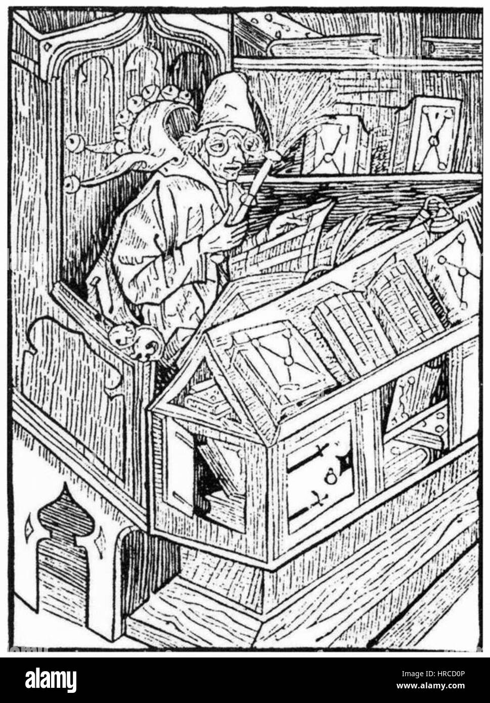 Sébastien Brant - Le livre fou - WGA03111 Banque D'Images