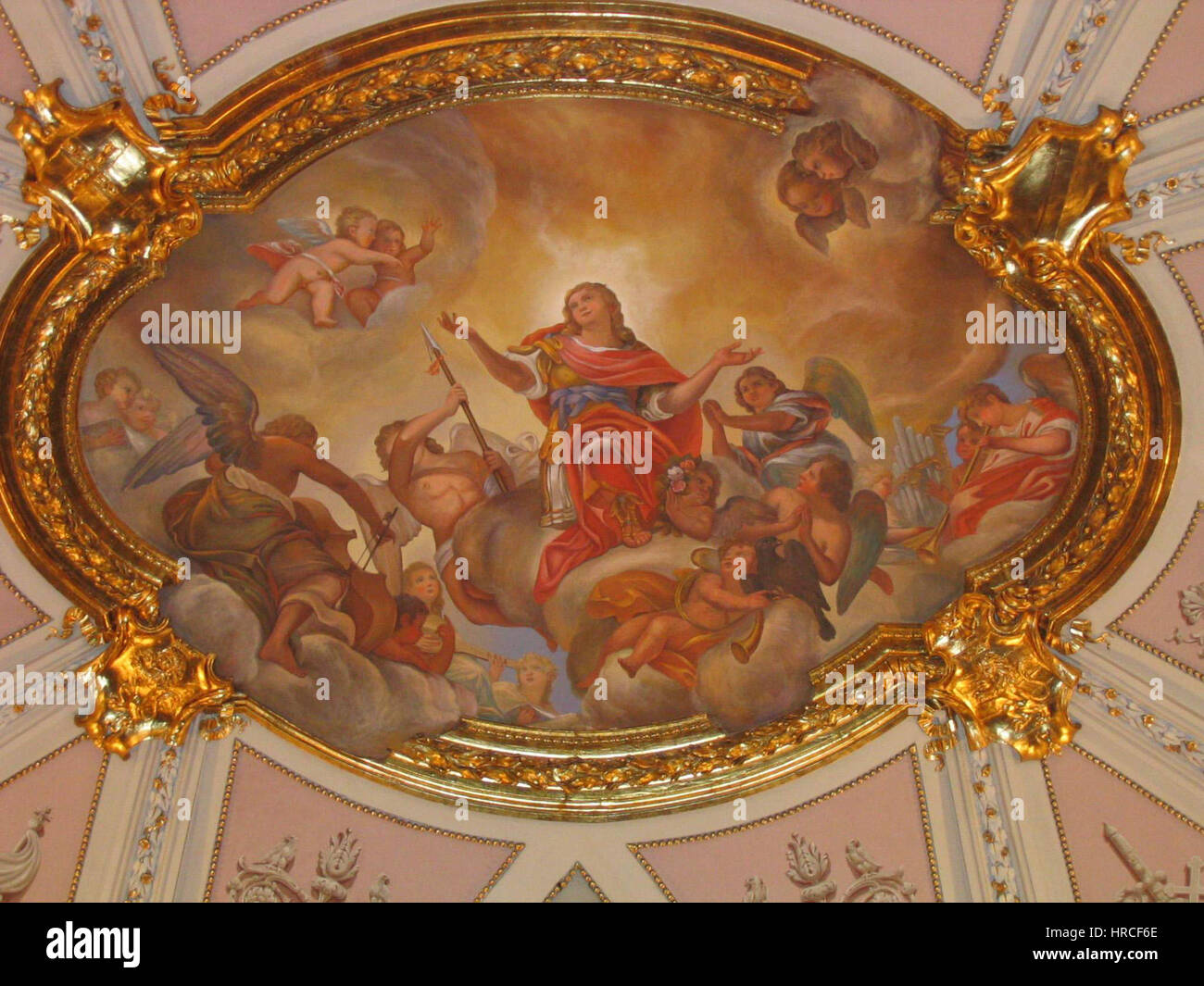 L’œuvre de William Kent, « Sint-Juliaan », représente une figure historique ou mythologique, peut-être liée à l’époque romaine. La scène mêle des éléments classiques à l’interprétation artistique distincte de Kent, reflétant son engagement avec les thèmes baroques et mythologiques européens. Banque D'Images