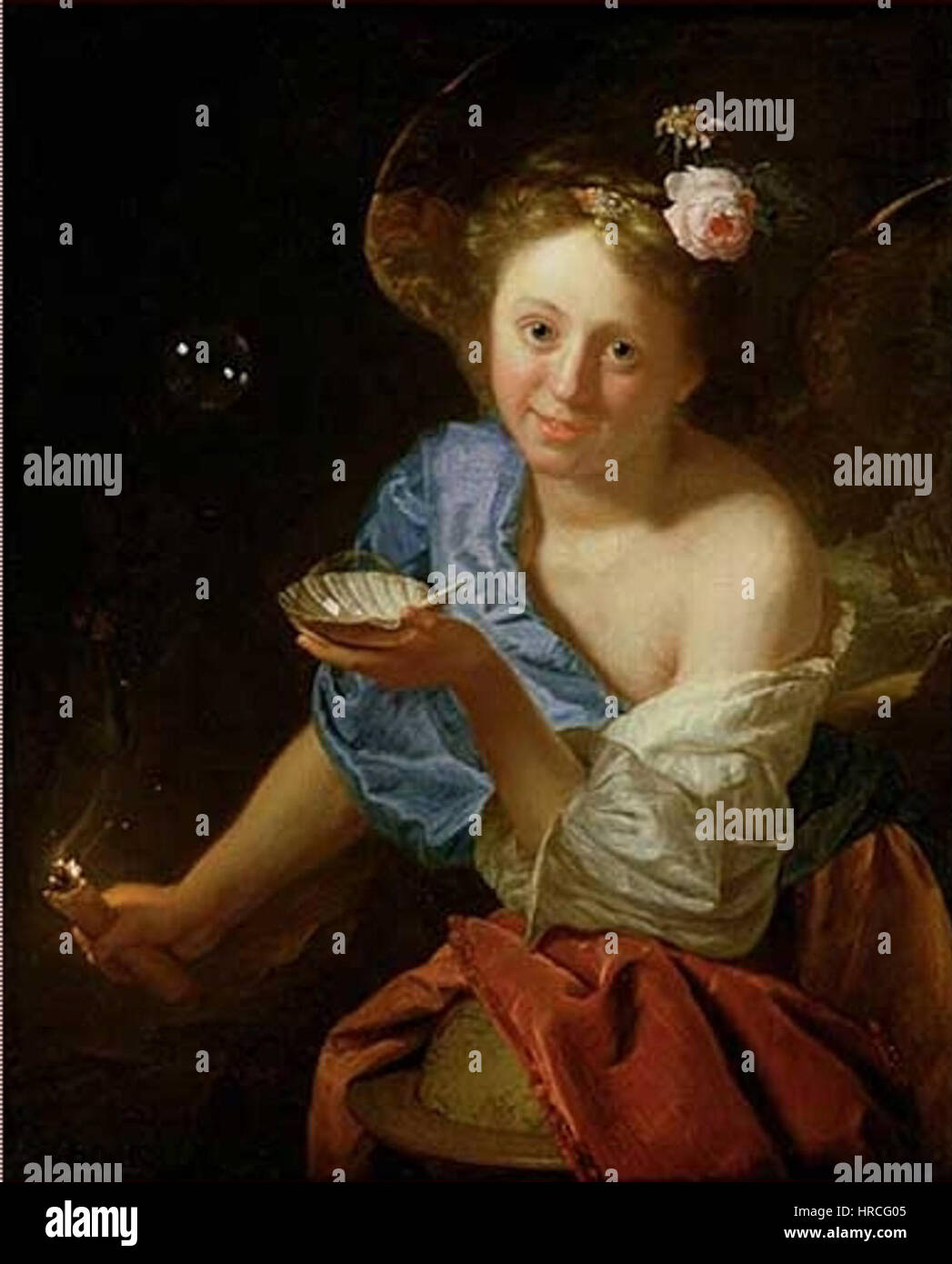 Godfried Schalcken, - Allégorie de la Fortune Banque D'Images