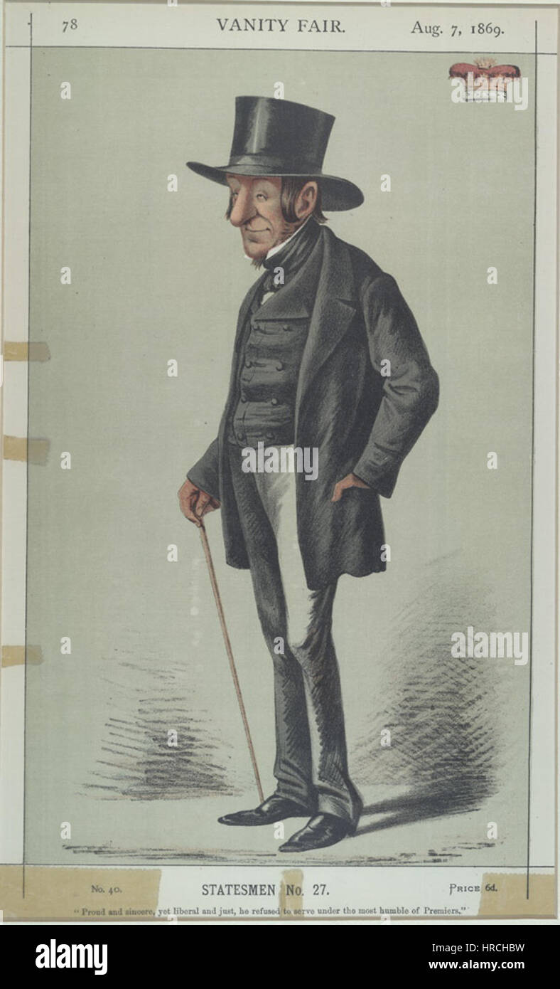 Edward Seymour, Vanity Fair, 1869-08-07 Banque D'Images