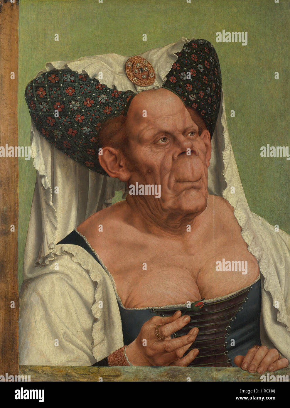 Quentin Massys - une vieille femme ('The Ugly Duchess') - Google Art Project Banque D'Images