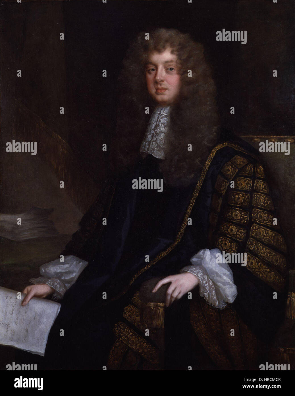 Sir Edward Seymour, 4e Bt par sir Peter Lely Banque D'Images