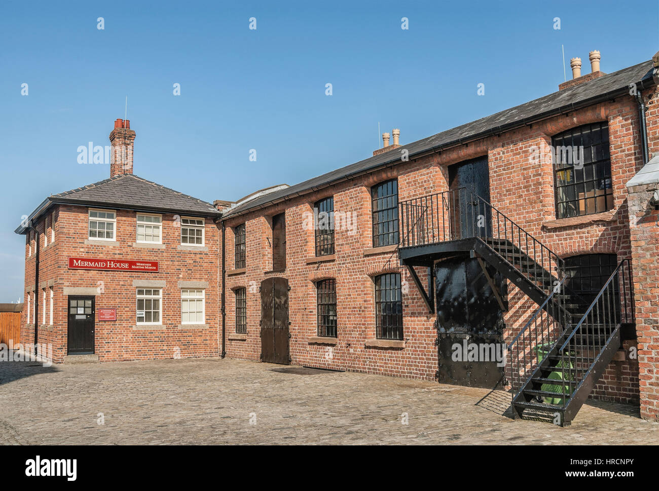 Le Mermaid House partie de Merseyside Maritime Museum de l'Albert Dock, Liverpool, Angleterre, Royaume-Uni Banque D'Images
