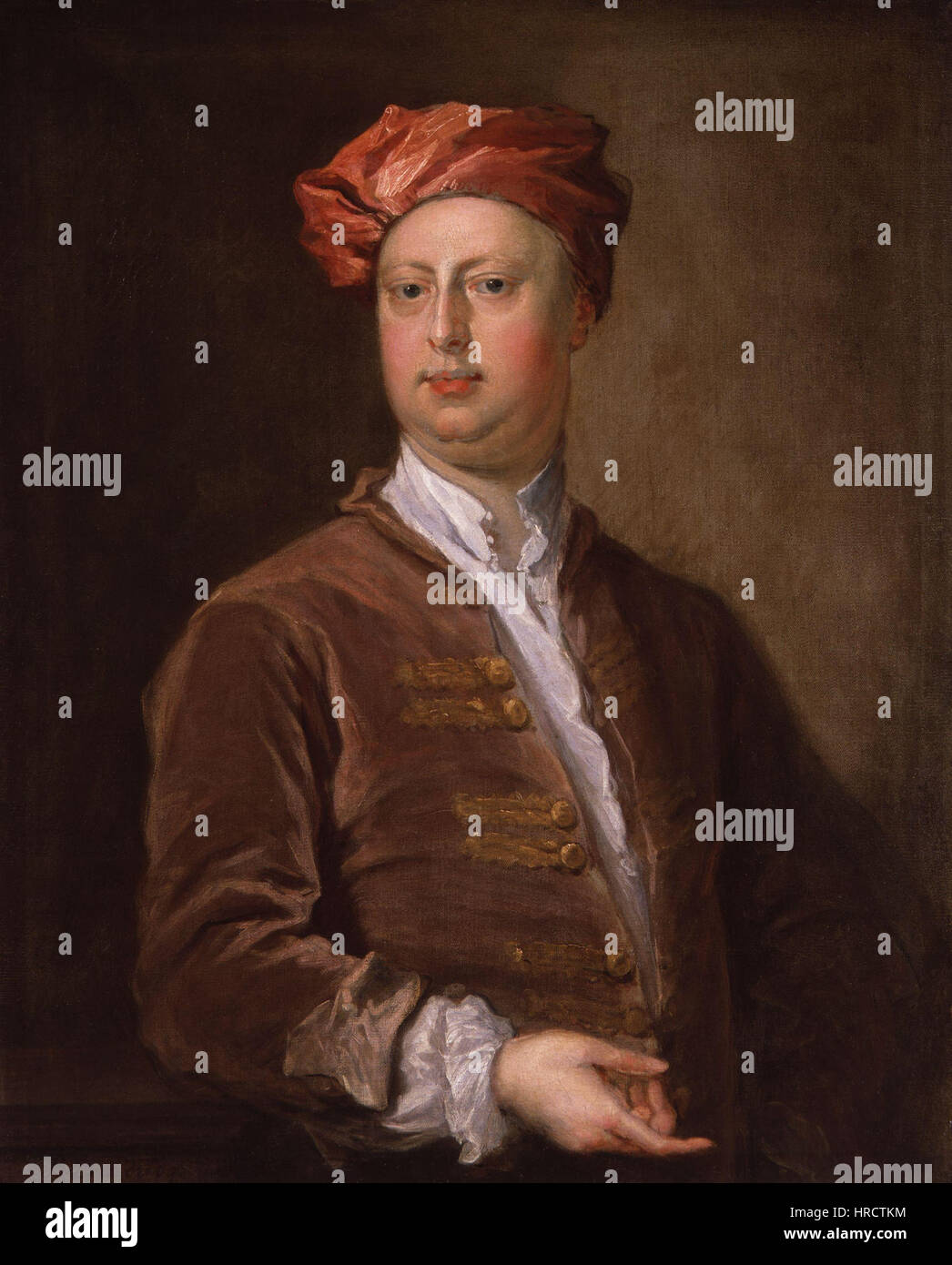 William Kent probablement par Bartholomew Dandridge Banque D'Images