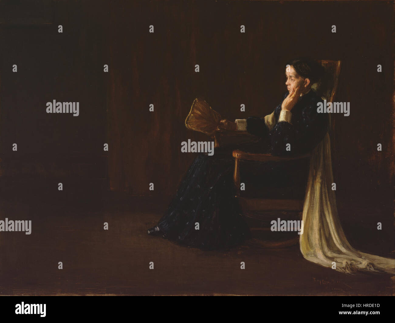 Henry Ossawa Tanner, American (France active) - Portrait de Mère de l'artiste - Google Art Project Banque D'Images