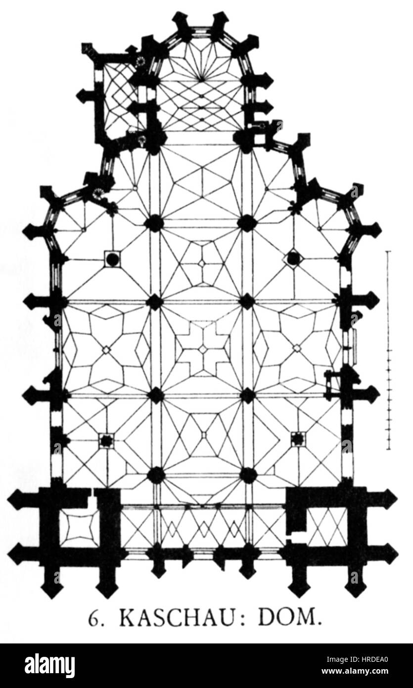 Dehio 448 Kaschau Banque D'Images