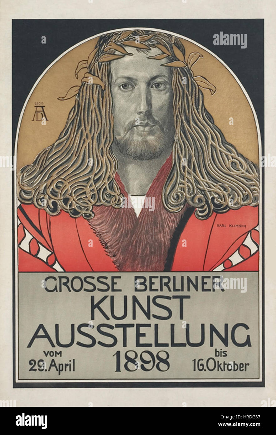 Grosse Berliner Kunstausstellung 1898 Karl von Klimsch Banque D'Images